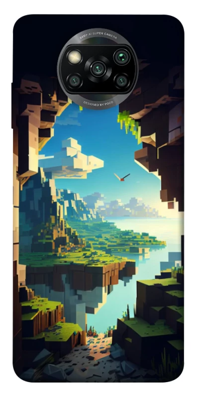 Чохол на Xiaomi Poco X3 NFC / Poco X3 Pro Minecraft sunrise фото 1 з 1