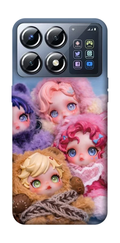 Чохол на Xiaomi POCO X8 Pro SKULLPANDA × My Little Pony Ver.1 фото 1 з 1