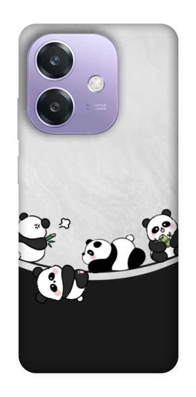 Чехол на Oppo A40m Four pandas фото 1 из 1