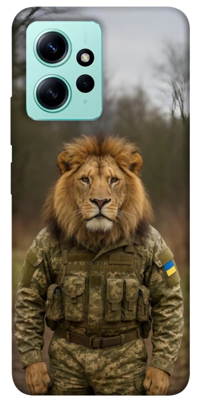 Чохол на Xiaomi Redmi Note 12 4G Лев захисник фото 1 з 1