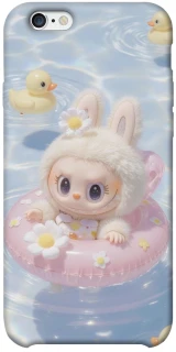 Чехол на Apple iPhone 6/6s plus (5.5") Labubu swimming фото 1 из 1