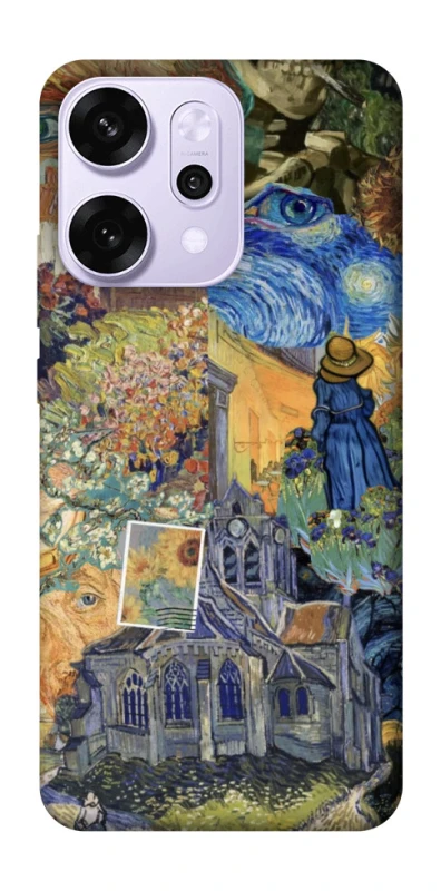 Чехол на Oppo Reno 14 Pro Van Gogh collage фото 1 из 1