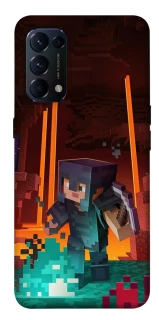 Чехол на Oppo Reno 5 4G Minecraft game adventure фото 1 из 1