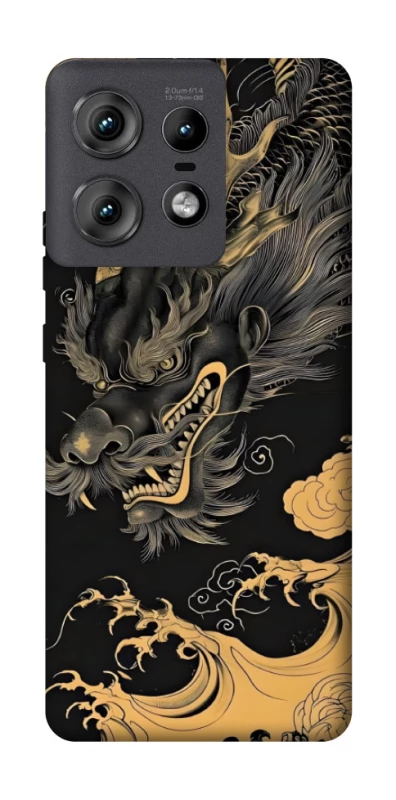 Чохол на Motorola Edge 50 Pro gold dragon фото 1 з 1