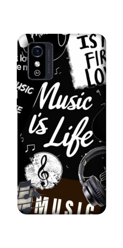 Чохол на ZTE Blade L9 Music is Life фото 1 з 1