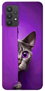 Чехол на Samsung Galaxy A32 (A325F) 4G Кот-подглядыватель фото 1 из 1