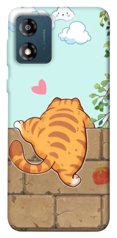 Чохол на Motorola Moto E13 Cat the meow фото 1 з 1