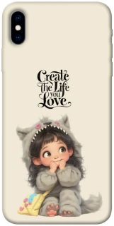 Чехол на Apple iPhone X (5.8") Create the life you love фото 1 из 1