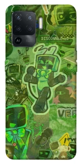 Чохол на Oppo Reno 5 Lite Dandysworld tv green theme фото 1 з 1