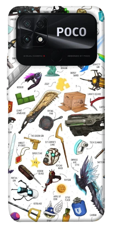 Чехол на Xiaomi Poco C40 Equipment ver.2 фото 1 из 1