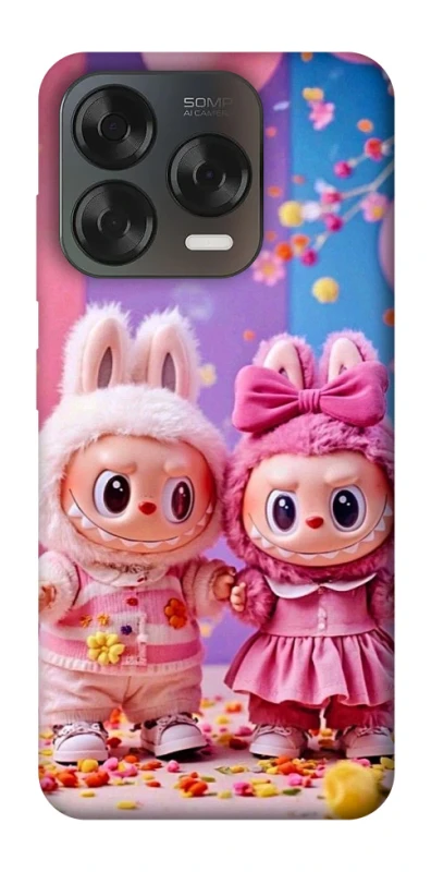 Чохол на ZTE Blade V70 Design Labubu twins ver.2 фото 2 з 2