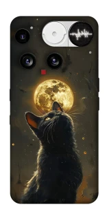 Чохол на Nothing Phone (3) Кіт під місяцем v2 фото 1 з 1