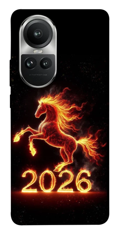 Чохол на Oppo Reno 10 Red Fire Horse ver.1 фото 1 з 1