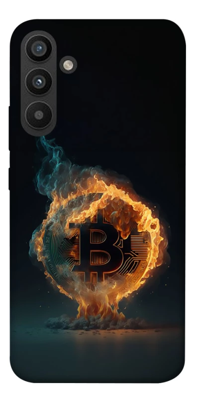 Чохол на Samsung Galaxy A34 5G Fire Bitcoin фото 1 з 1