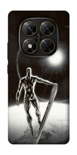 Чехол на Xiaomi Poco X7 Серебряный сёрфер фото 1 из 1