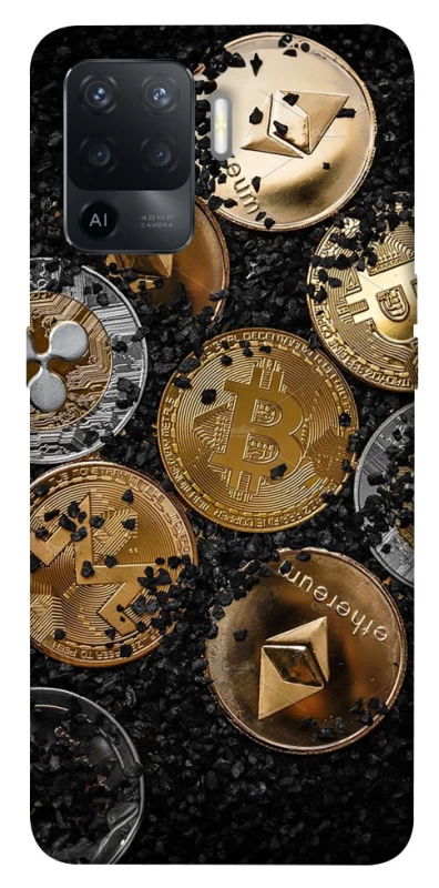 Чохол на Oppo Reno 5 Lite Many coins v2 фото 1 з 1