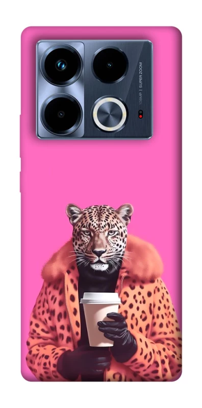 Чохол на Infinix Note 40 4G Леопард з кавою фото 1 з 1