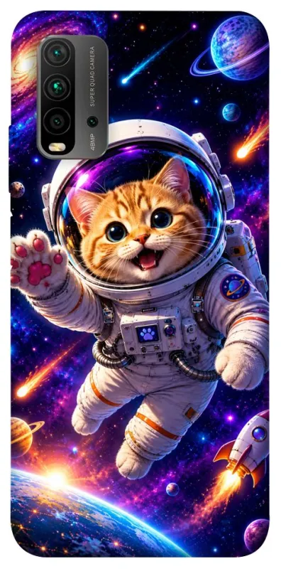 Чехол на Xiaomi Redmi 9T Space Cat фото 1 из 1
