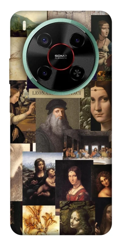 Чохол на ZTE Nubia V70 Max Leonardo da Vinci фото 1 з 1