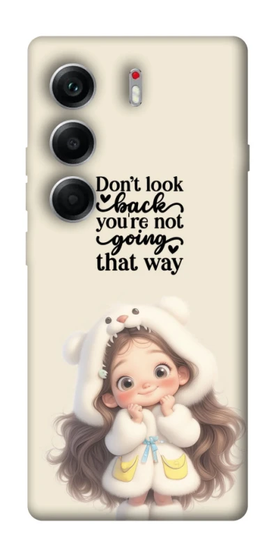 Чехол на Tecno Camon 40 Don't look back фото 1 из 1