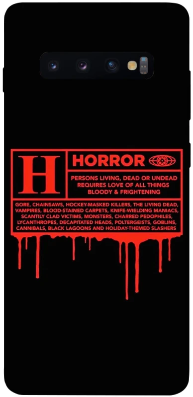 Чохол на Samsung Galaxy S10+ Horror Halloween фото 1 з 1