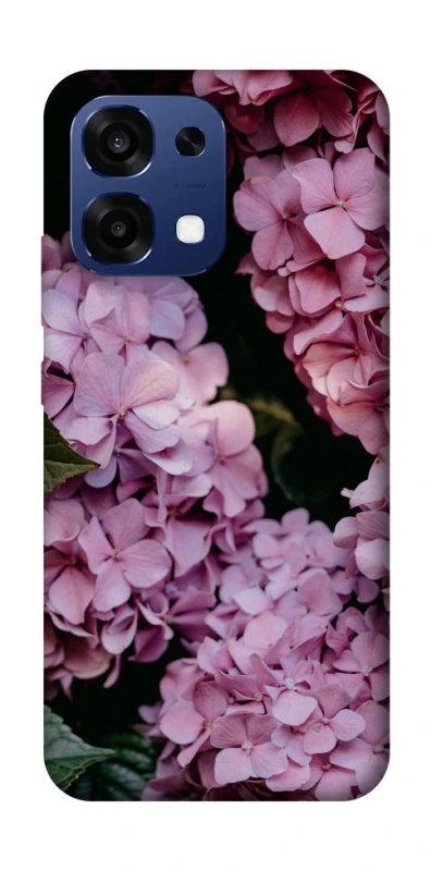 Чохол на Oppo A6 Pro 4G/5G Рожеві гартензії фото 1 з 2