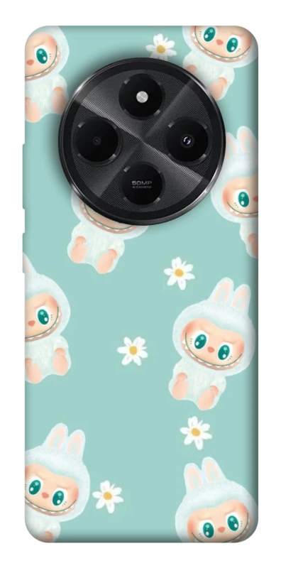 Чохол на Xiaomi Redmi A3 Pro Labubu Green фото 1 з 1