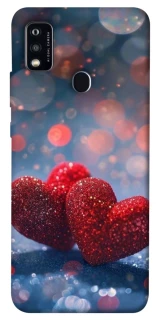 Чехол на ZTE Blade A51 Red hearts фото 1 из 1