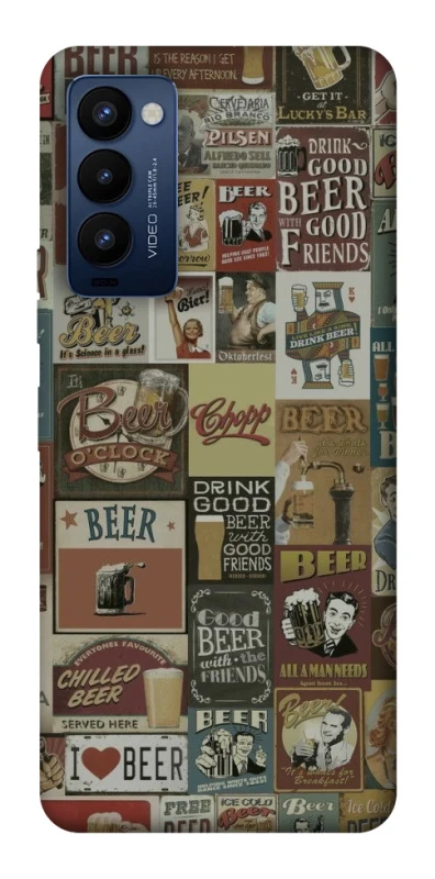 Чохол на TECNO Camon 18 Pro Retro collage ver.1 фото 1 з 1