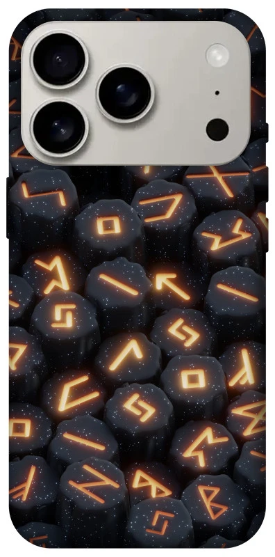 Чехол на Apple iPhone 17 Pro (6.3") Огненые руны фото 1 из 1