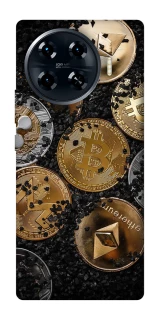 Чохол на TECNO Spark 20 Pro+ Many coins v2 фото 1 з 1