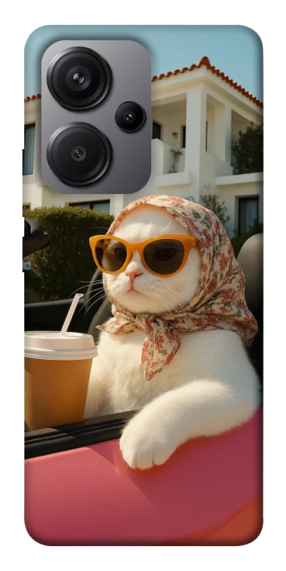 Чохол на Xiaomi Redmi Note 13 Pro+ Stylish Cat Cruise фото 1 з 1