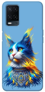 Чехол на Oppo A54 4G Кот патриот фото 1 из 1