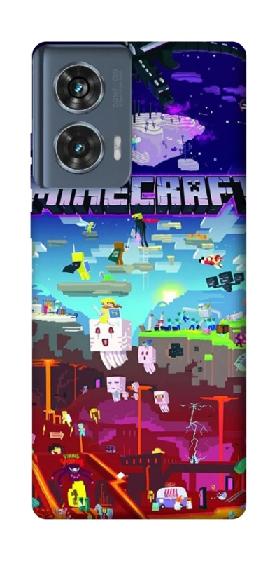 Чохол на Motorola Edge 50 Minecraft world фото 1 з 1