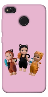 Чохол на Xiaomi Redmi 4X Cat Cafe Trio фото 1 з 1