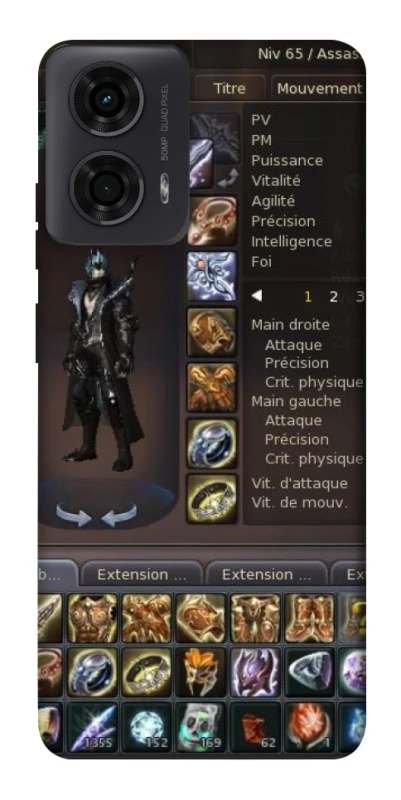 Чохол на Motorola Moto G04 Character Menu ver.1 фото 1 з 1
