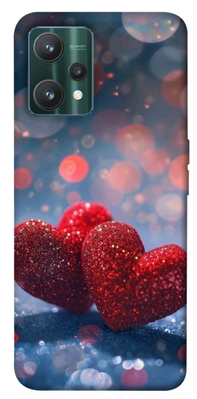 Чехол на Realme 9 Pro Red hearts фото 1 из 1