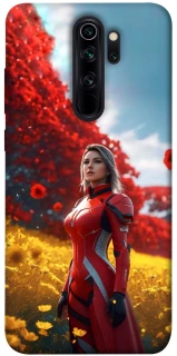Чехол на Xiaomi Redmi Note 8 Pro Cyber space girl ver.5 фото 1 из 1