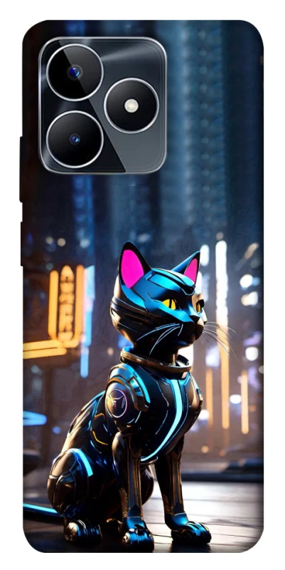 Чехол на Realme C53 Cyber cat фото 1 из 1