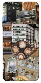Чохол на Samsung Galaxy A03s Coffee collage ver.5 фото 1 з 1
