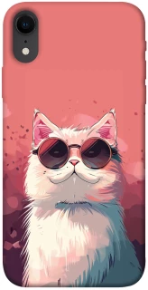 Чехол на Apple iPhone XR (6.1") Сat with glasses фото 1 из 1