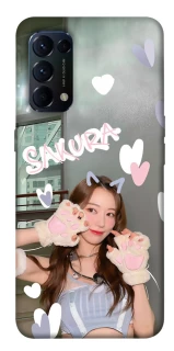 Чохол на Oppo Reno 5 4G Sakura - LE SSERAFIM фото 1 з 1