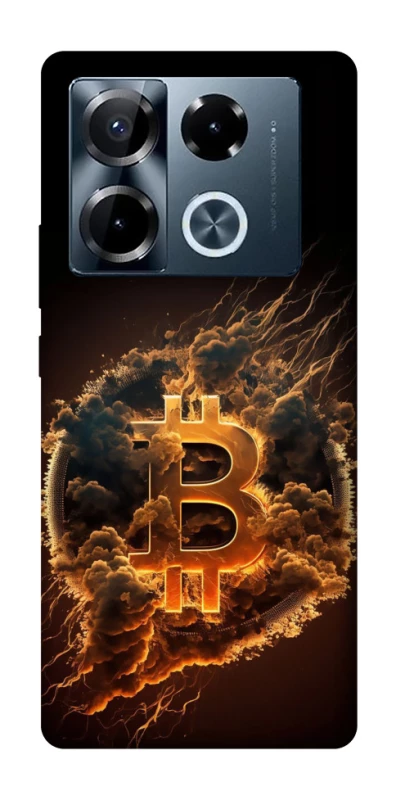 Чехол на Infinix Note 40 Pro 4G Smoky Bitcoin фото 1 из 1