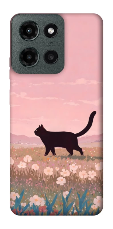 Чохол на Motorola Moto G Power (2025) cat on a field фото 1 з 1