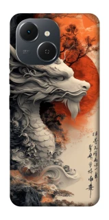 Чохол на TECNO Spark 40C white dragon фото 1 з 1