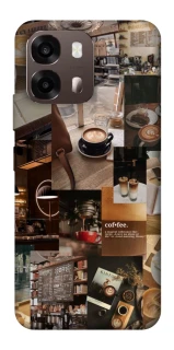 Чохол на Oppo A6 Coffee collage ver.2 фото 1 з 2