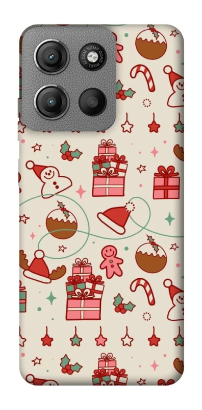 Чохол на Motorola Moto G15 Power Новорічний v14 фото 1 з 1