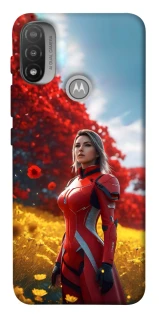 Чохол на Motorola Moto E20 Cyber space girl ver.5 фото 1 з 1