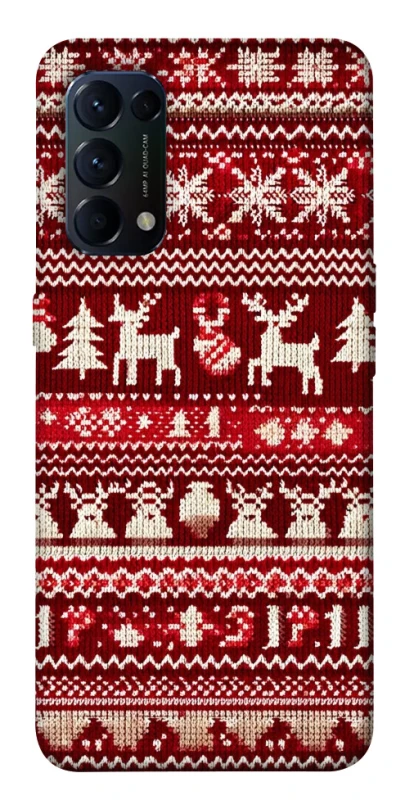 Чохол на Oppo Reno 5 4G Christmas jumper ver.2 фото 1 з 1