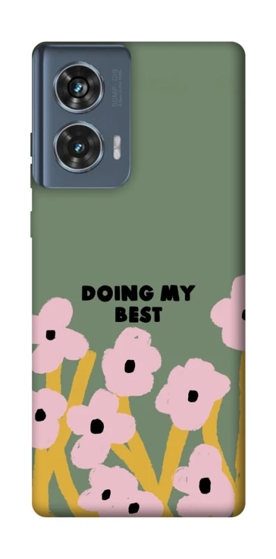 Чехол на Motorola Edge 50 Doing my best фото 1 из 1